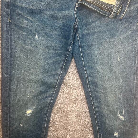 Anthropologie by Pilcro Size 28 Slim Boyfriend Inseam 29.5 inches distressed - Picture 6 of 7